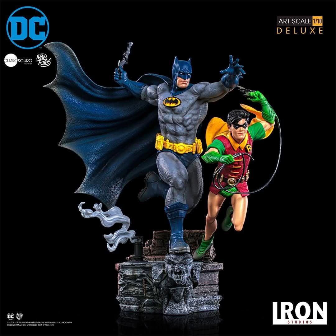 Statue Batman & Robin Deluxe By Ivan Reis - DC Comics - Art Scale 1/10 - Iron Studios