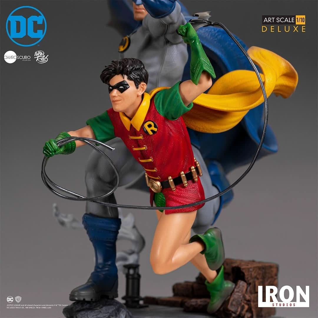 Statue Batman & Robin Deluxe By Ivan Reis - DC Comics - Art Scale 1/10 - Iron Studios