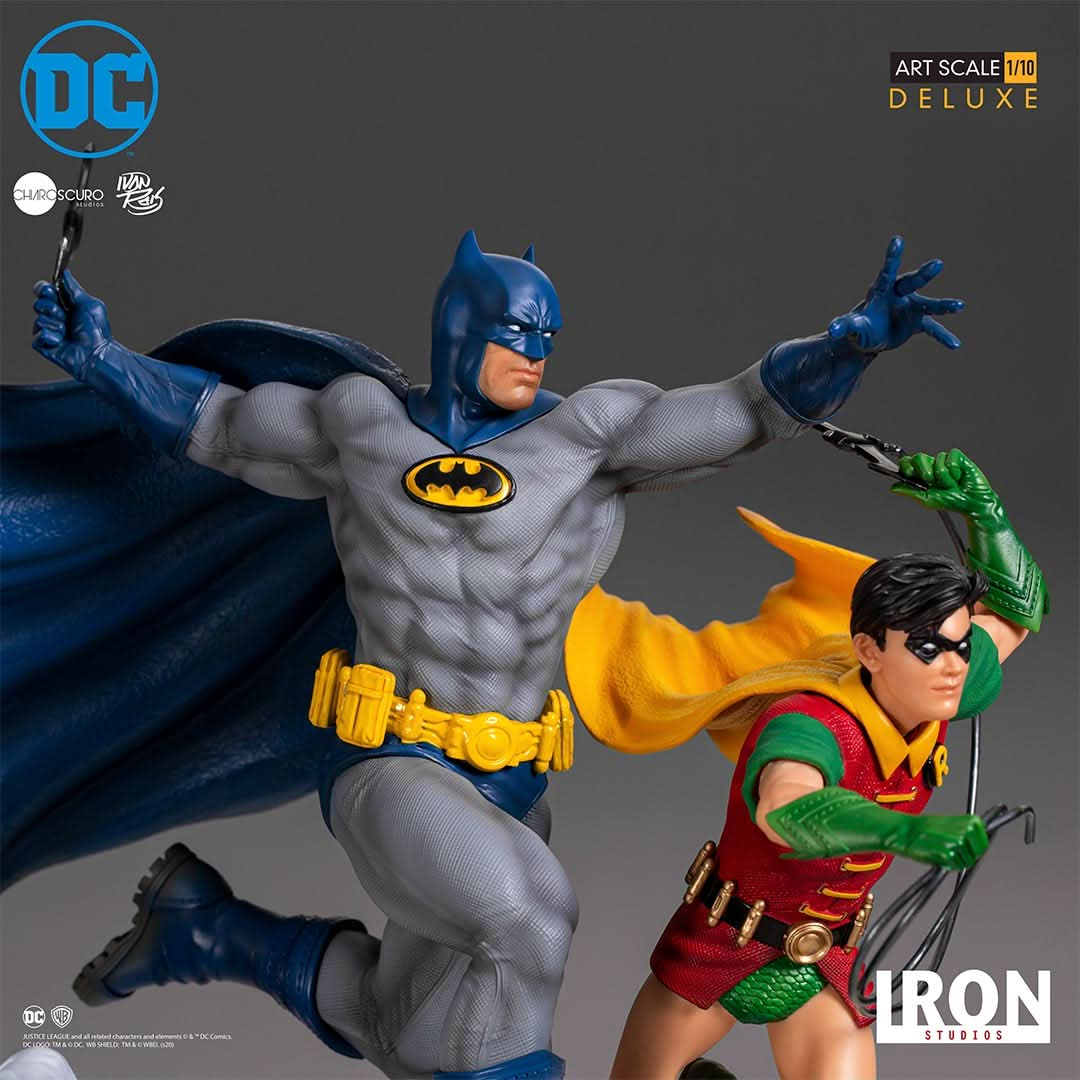 Statue Batman & Robin Deluxe By Ivan Reis - DC Comics - Art Scale 1/10 - Iron Studios