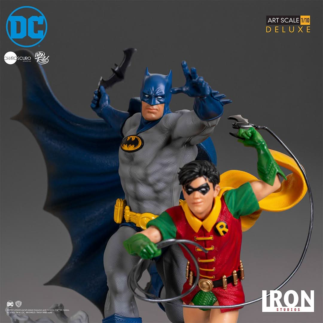 Statue Batman & Robin Deluxe By Ivan Reis - DC Comics - Art Scale 1/10 - Iron Studios