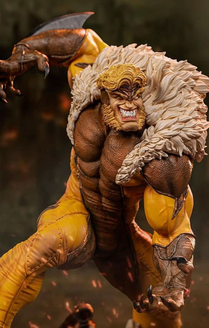 Statue Sabertooth - X - Men - Marvel Comics - Art Scale 1/10 - Iron Studios