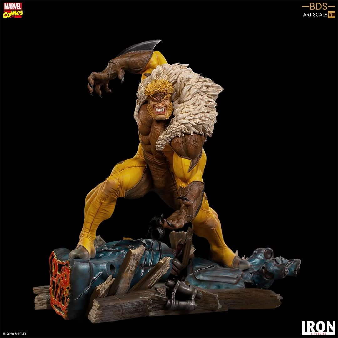 Statue Sabertooth - X - Men - Marvel Comics - Art Scale 1/10 - Iron Studios