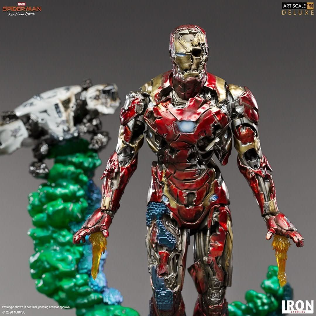 Statue Iron Man Illusion Deluxe - Spider - Man: Far From Home - Art Scale 1/10 - Iron Studios