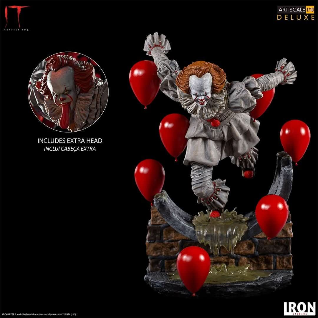 Statue Pennywise Deluxe - It! - Art Scale 1/10