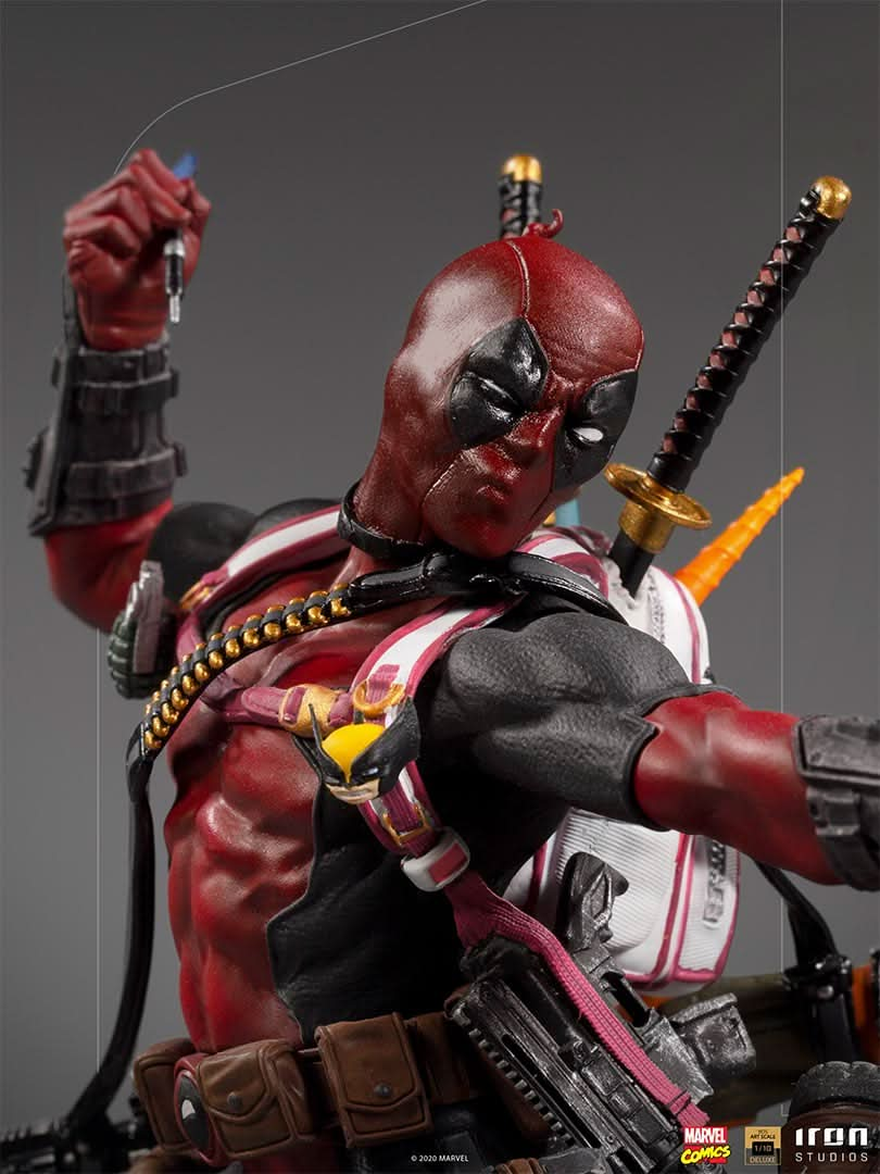 Statue Deadpool Deluxe - X - Men - Art Scale 1/10 - Iron Studios