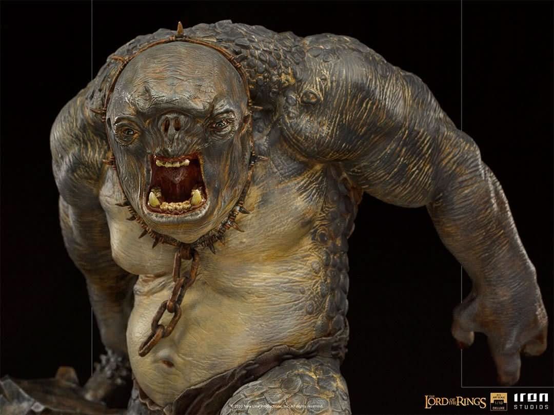 Statue Cave Troll Deluxe - Lord Of The Rings - Art Scale 1/10 - Iron Studios