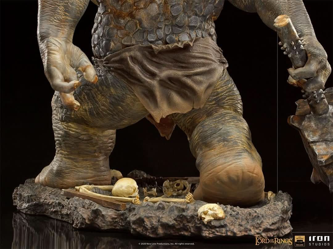 Statue Cave Troll Deluxe - Lord Of The Rings - Art Scale 1/10 - Iron Studios