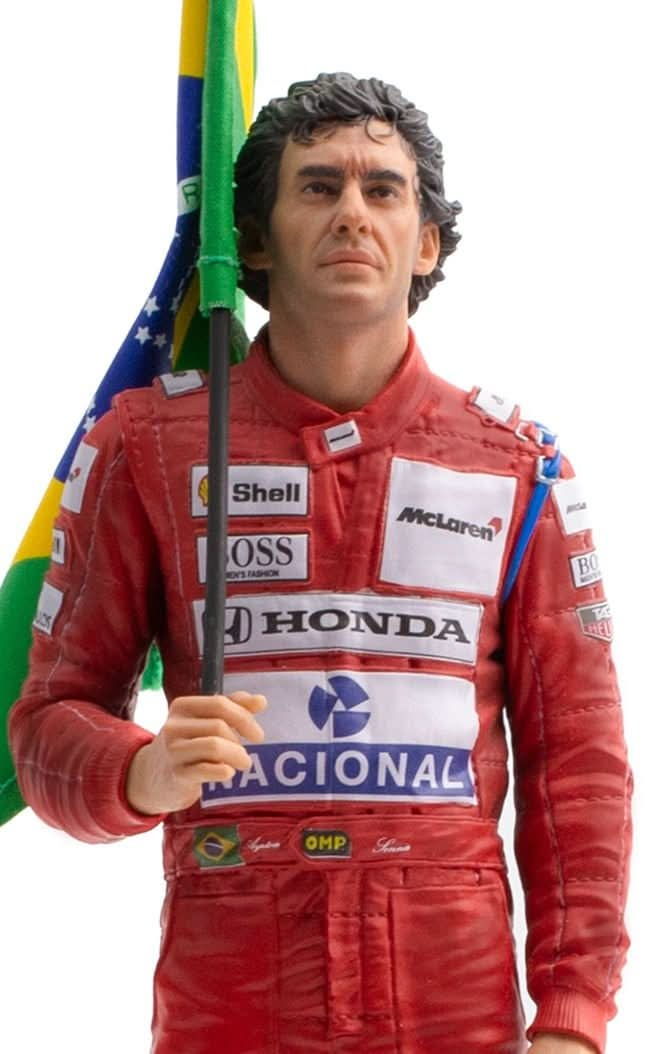 Statue Ayrton Senna Deluxe - GP Brazil 1991 - Art Scale 1/10 - Iron Studios