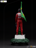 Statue Ayrton Senna Deluxe - GP Brazil 1991 - Art Scale 1/10 - Iron Studios