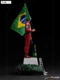 Statue Ayrton Senna Deluxe - GP Brazil 1991 - Art Scale 1/10 - Iron Studios