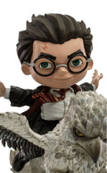 Statue Harry Potter and Buckbeak - Harry Potter - MiniCo Illusion - Iron Studios