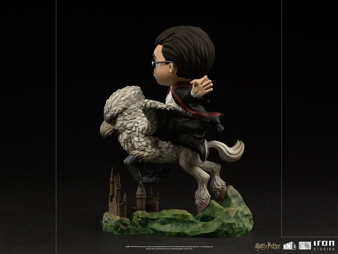 Statue Harry Potter and Buckbeak - Harry Potter - MiniCo Illusion - Iron Studios