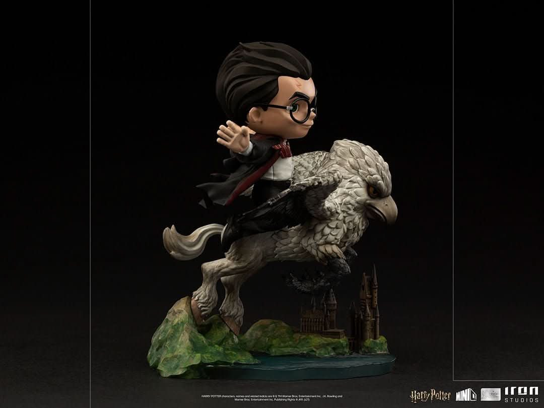 Statue Harry Potter and Buckbeak - Harry Potter - MiniCo Illusion - Iron Studios