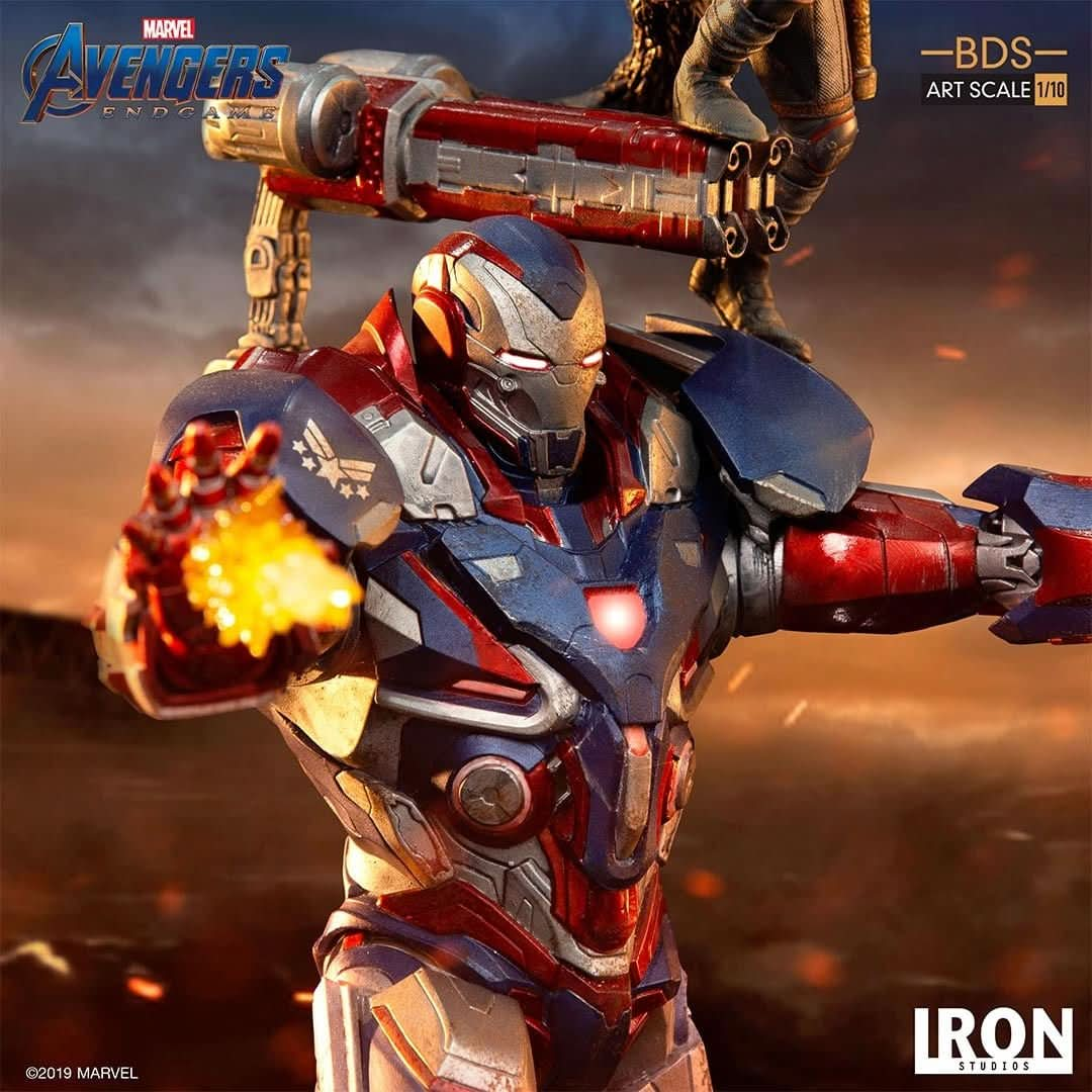 Statue Iron Patriot & Rocket - Avengers: Endgame - Art Scale 1/10 - Iron Studios