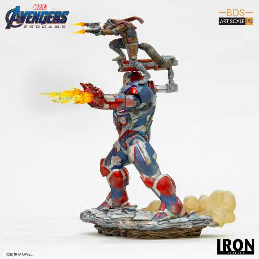 Statue Iron Patriot & Rocket - Avengers: Endgame - Art Scale 1/10 - Iron Studios