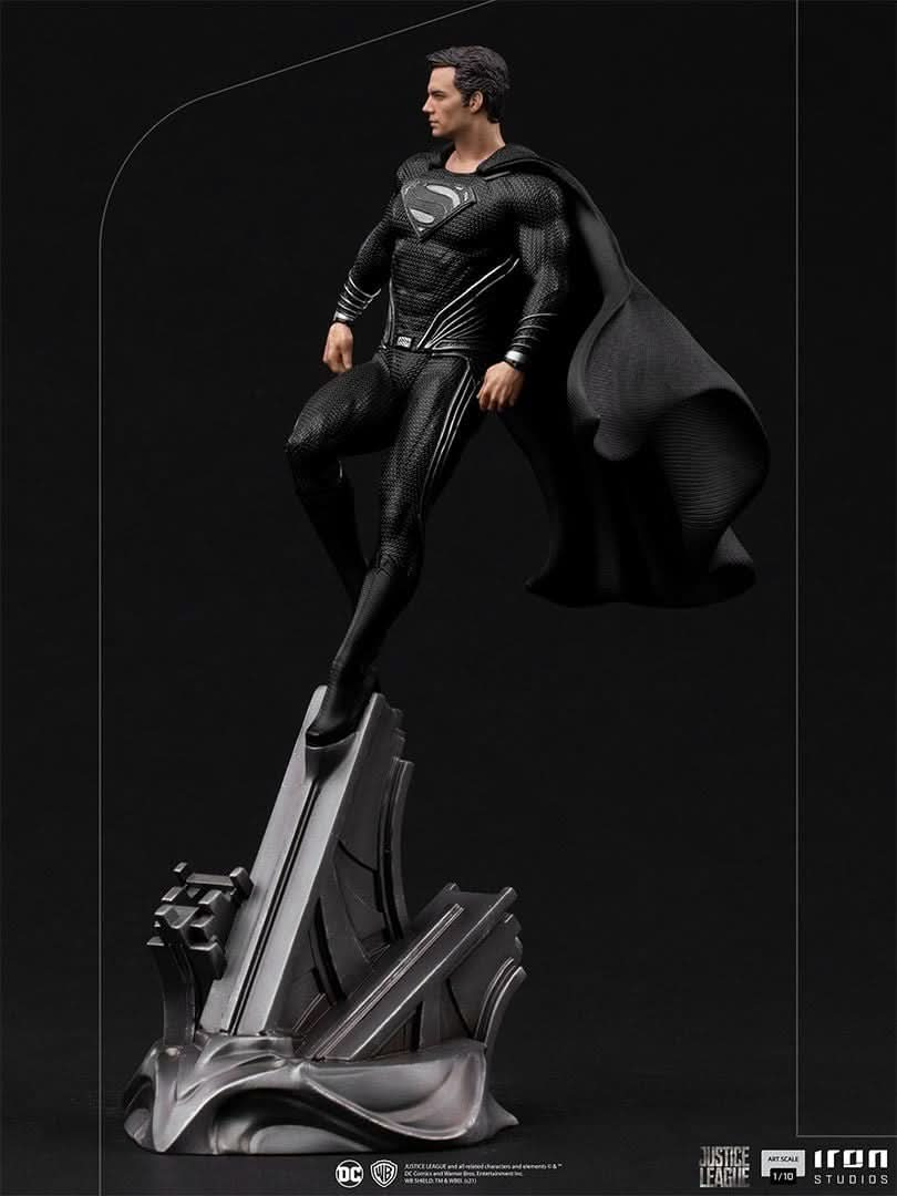 Statue Superman Black Suit - Justice League - Art Scale 1/10 - Iron Studios