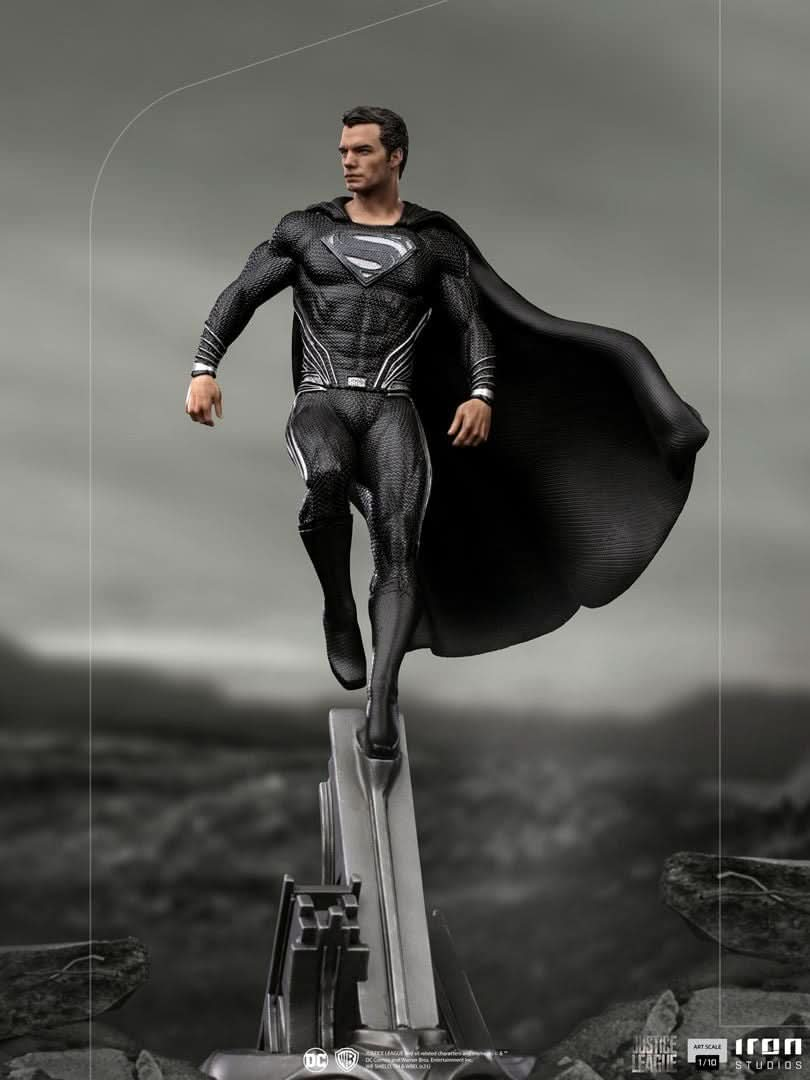 Statue Superman Black Suit - Justice League - Art Scale 1/10 - Iron Studios