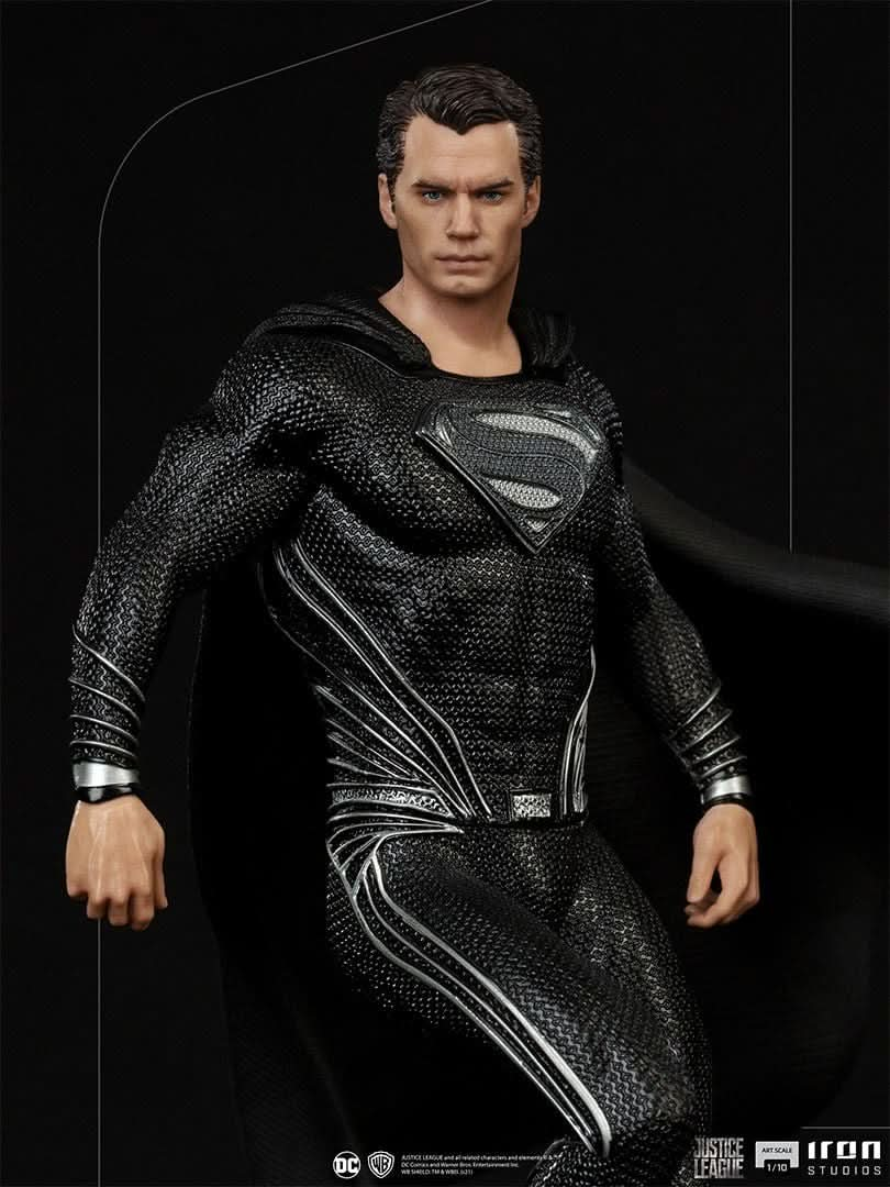 Statue Superman Black Suit - Justice League - Art Scale 1/10 - Iron Studios