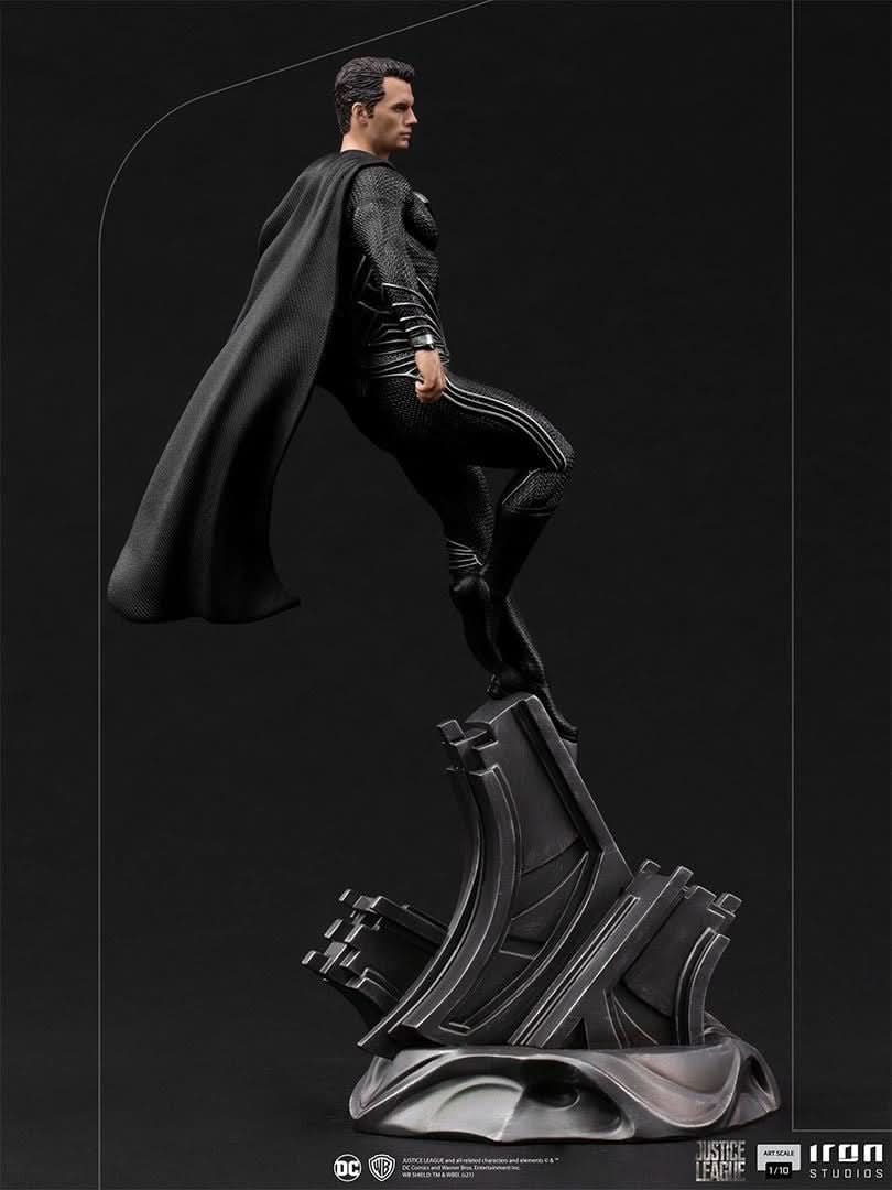 Statue Superman Black Suit - Justice League - Art Scale 1/10 - Iron Studios