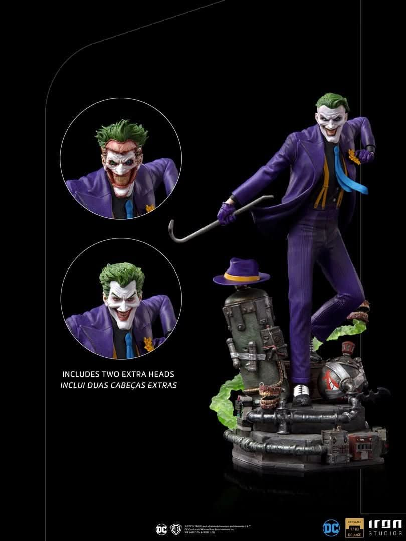 Statue The Joker Deluxe Version - DC Comics - Art Scale 1/10 - Iron Studios