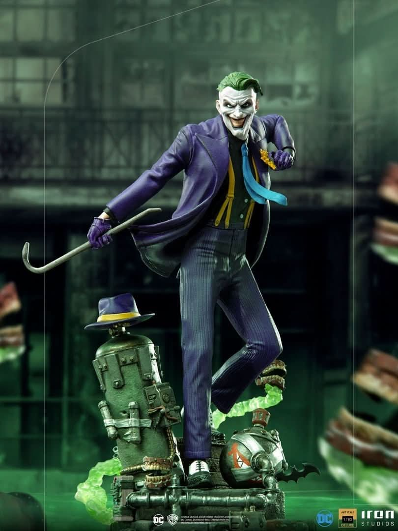 Statue The Joker Deluxe Version - DC Comics - Art Scale 1/10 - Iron Studios