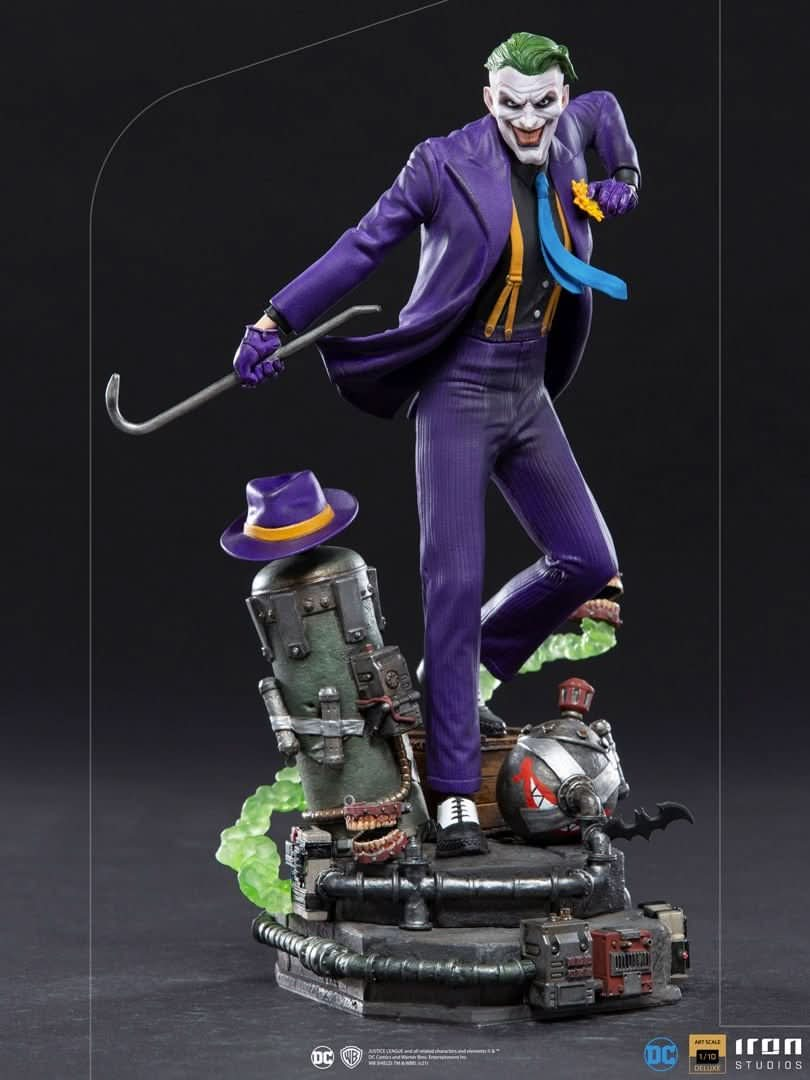 Statue The Joker Deluxe Version - DC Comics - Art Scale 1/10 - Iron Studios