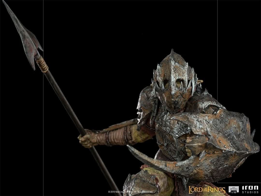 Statue Armored Orc - Lord Of The Rings - Art Scale 1/10 - Iron Studios