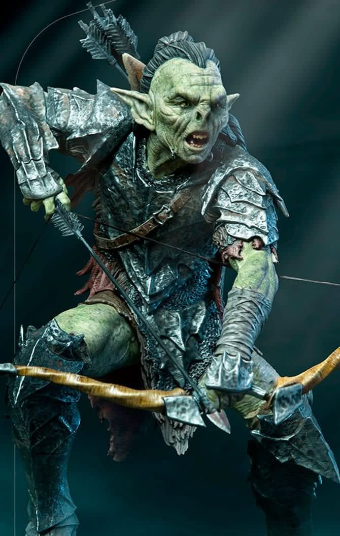 Statue Archer Orc - Lord Of The Rings - Art Scale 1/10 - Iron Studios