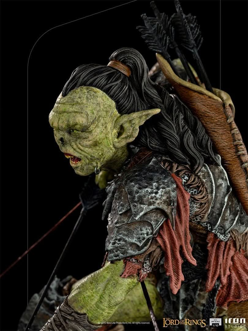 Statue Archer Orc - Lord Of The Rings - Art Scale 1/10 - Iron Studios