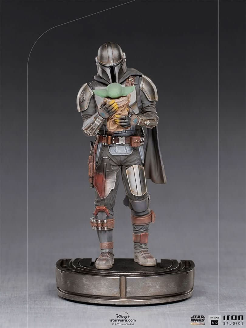 Statue The Mandalorian and Grogu - The Mandalorian - Art Scale 1/10 - Iron Studios