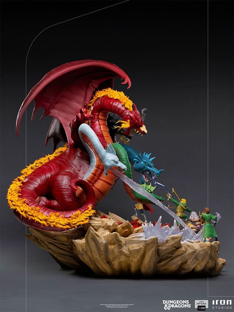 Statue Tiamat Battle - Dungeons And Dragons - Demi Art 1/20 - Iron Studios