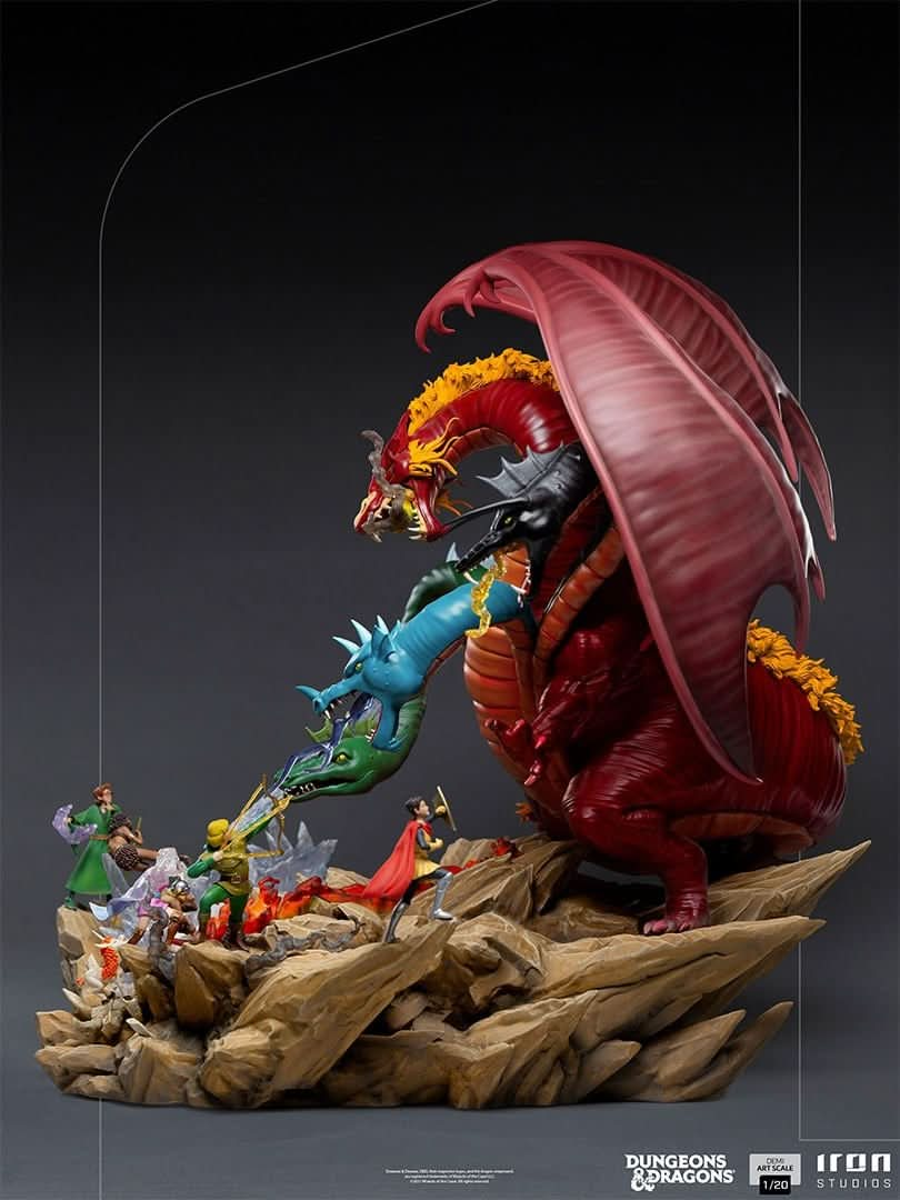 Statue Tiamat Battle - Dungeons And Dragons - Demi Art 1/20 - Iron Studios