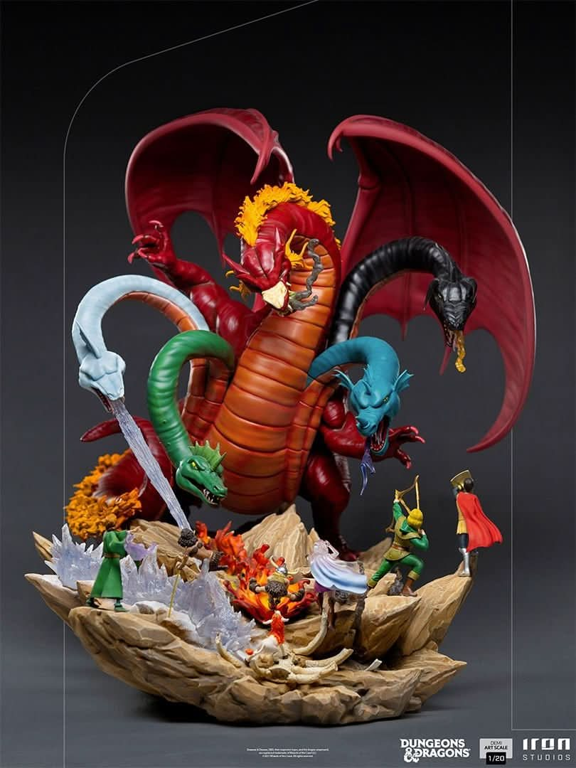 Statue Tiamat Battle - Dungeons And Dragons - Demi Art 1/20 - Iron Studios