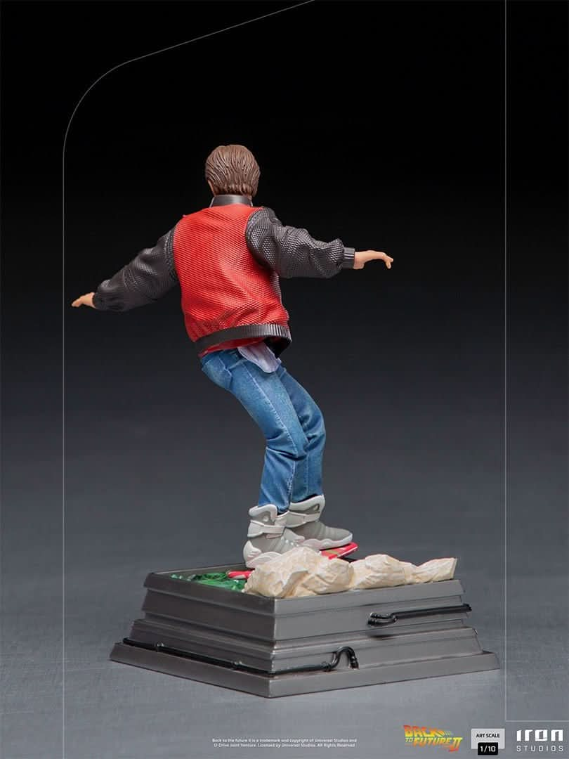 Statue Marty McFly on Hoverboard - Back to the Future - Art Scale 1/10 - Iron Studios