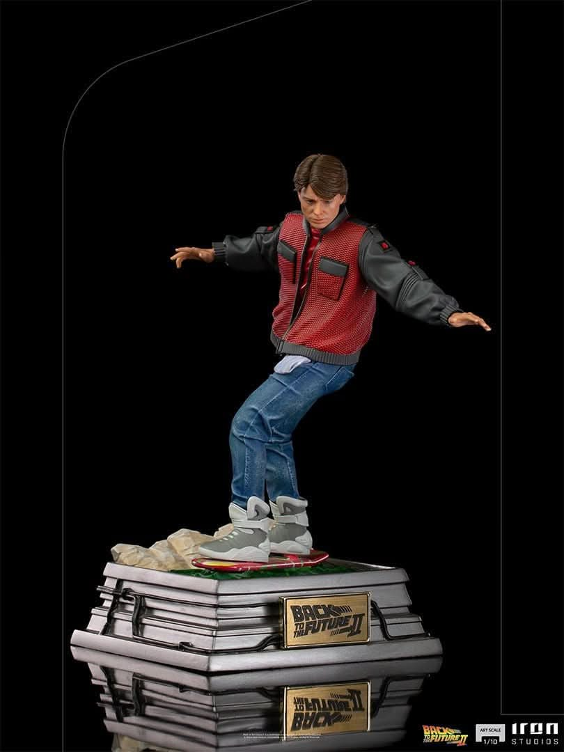 Statue Marty McFly on Hoverboard - Back to the Future - Art Scale 1/10 - Iron Studios