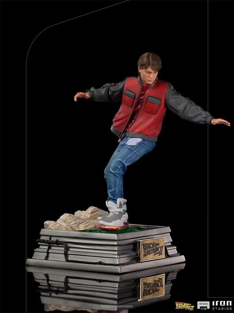 Statue Marty McFly on Hoverboard - Back to the Future - Art Scale 1/10 - Iron Studios