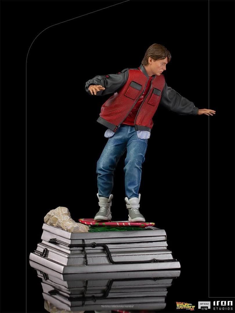 Statue Marty McFly on Hoverboard - Back to the Future - Art Scale 1/10 - Iron Studios