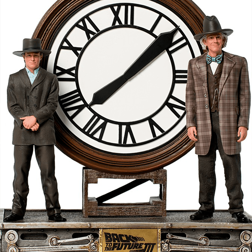 Marty and Doc at the Clock - Back to the Future - Art Scale 1/10 - Iron Studios