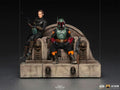 Statue Boba Fett and Fennec Shand on Throne Deluxe - The Mandalorian - Art Scale 1/10 - Iron Studios