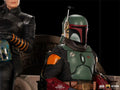 Statue Boba Fett and Fennec Shand on Throne Deluxe - The Mandalorian - Art Scale 1/10 - Iron Studios