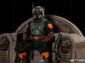 Statue Boba Fett on Throne Deluxe - The Mandalorian - Art Scale 1/10 - Iron Studios