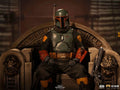 Statue Boba Fett on Throne Deluxe - The Mandalorian - Art Scale 1/10 - Iron Studios