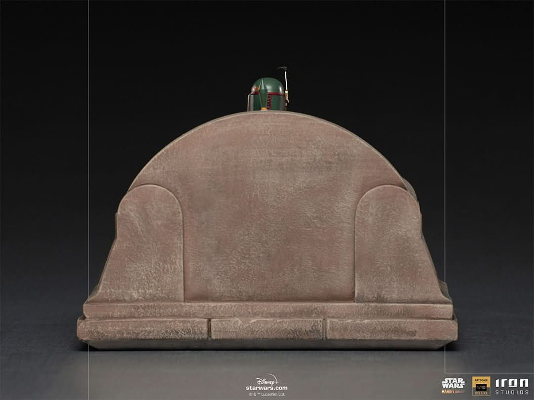 Statue Boba Fett on Throne Deluxe - The Mandalorian - Art Scale 1/10 - Iron Studios