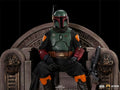 Statue Boba Fett on Throne Deluxe - The Mandalorian - Art Scale 1/10 - Iron Studios