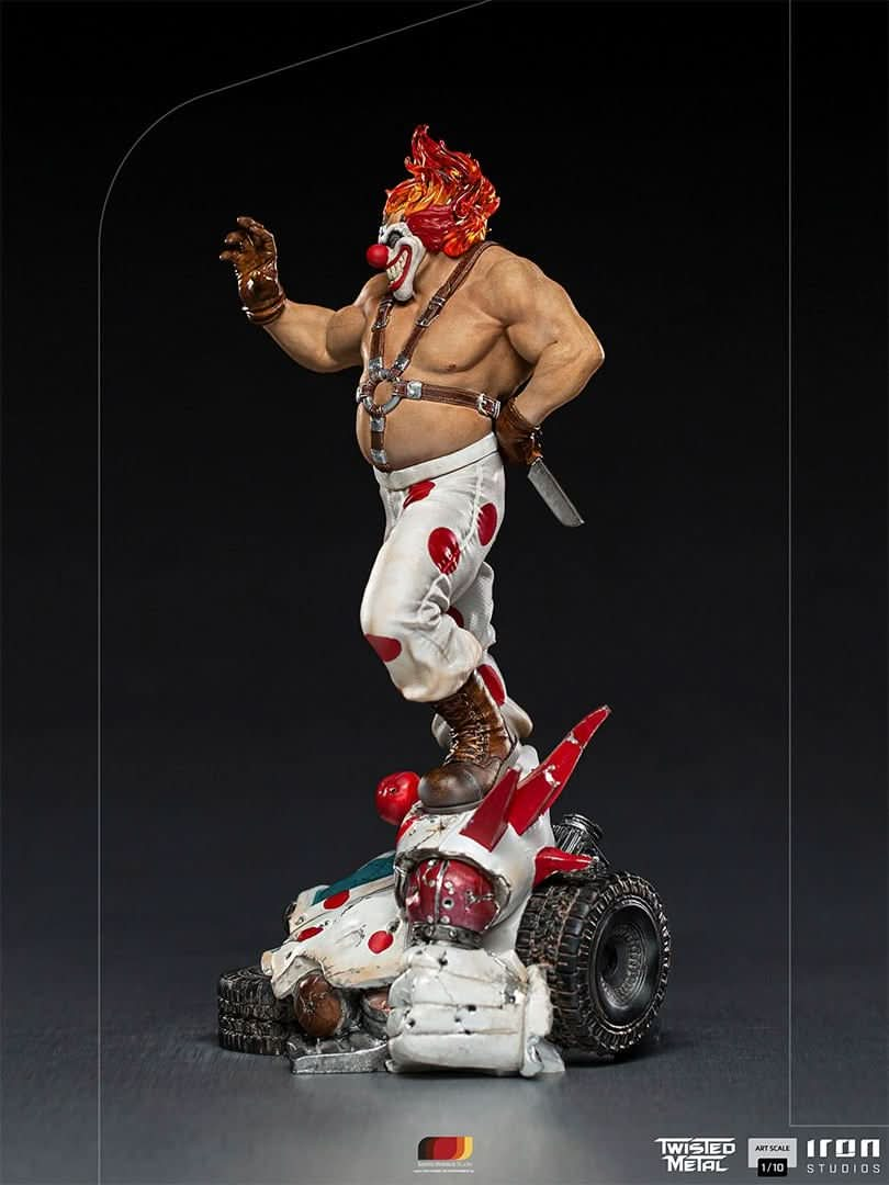 Statue Sweet Tooth Needles Kane - Twisted Metal - Art Scale 1/10 - Iron Studios