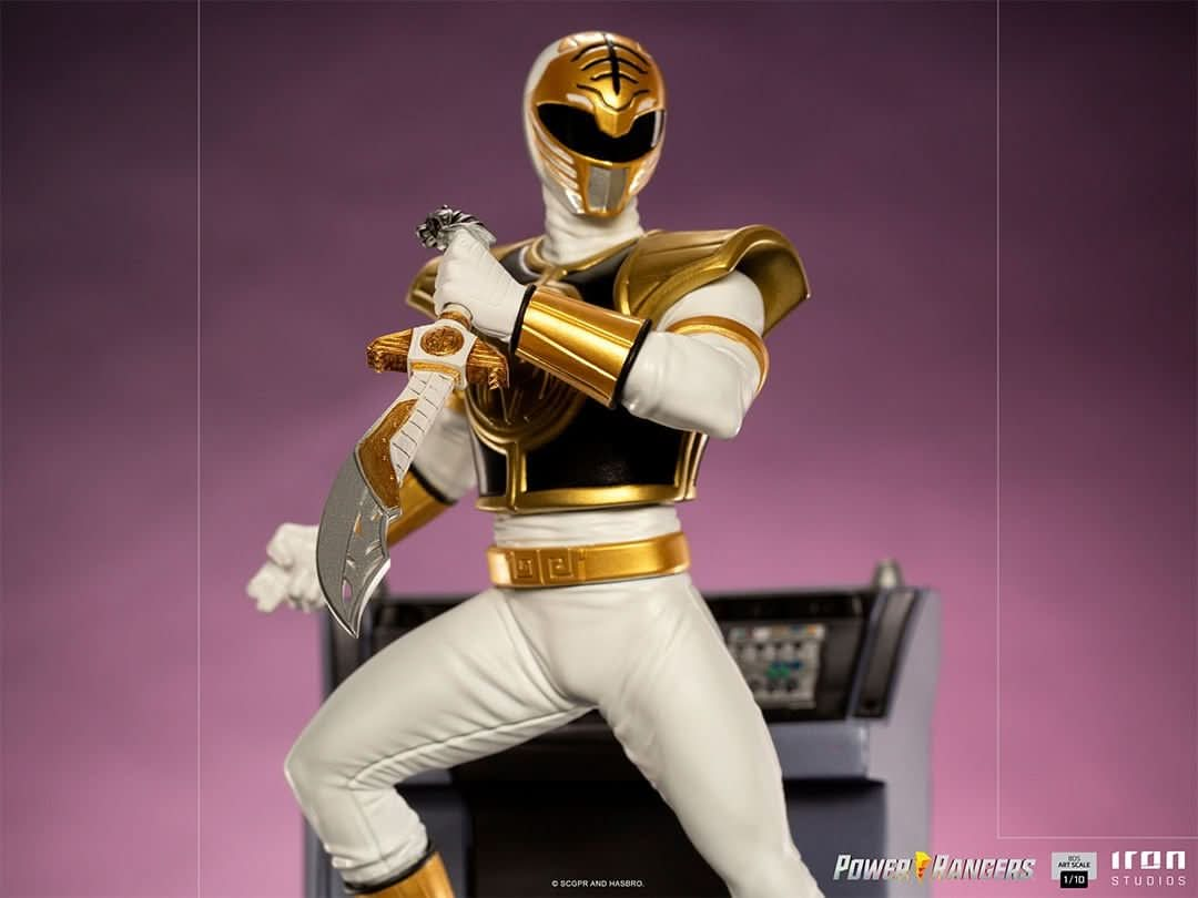 Statue White Ranger - Mighty Morphin Power Rangers - Art Scale 1/10 - Iron Studios