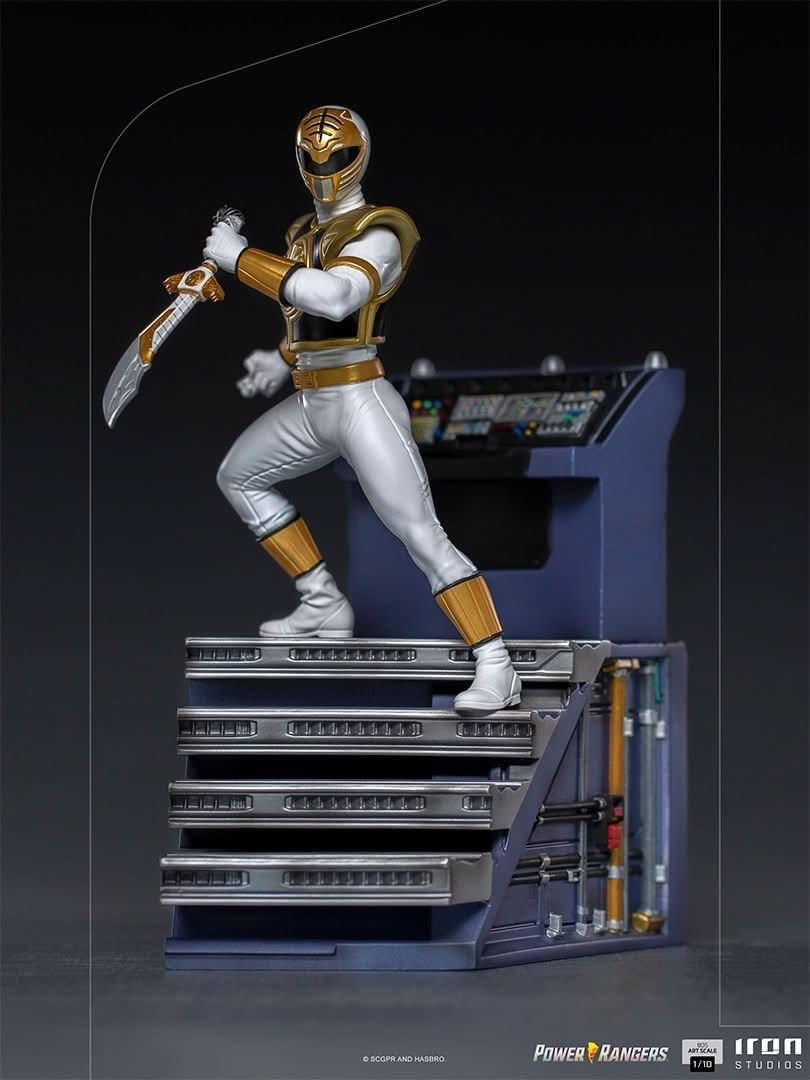 Statue White Ranger - Mighty Morphin Power Rangers - Art Scale 1/10 - Iron Studios