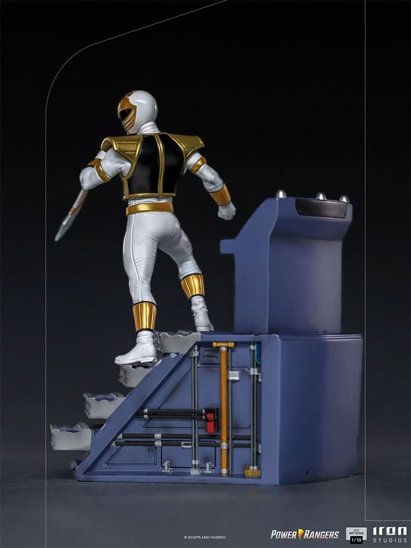 Statue White Ranger - Mighty Morphin Power Rangers - Art Scale 1/10 - Iron Studios