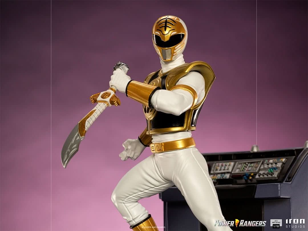 Statue White Ranger - Mighty Morphin Power Rangers - Art Scale 1/10 - Iron Studios