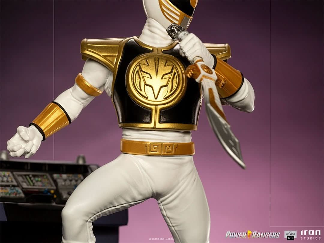 Statue White Ranger - Mighty Morphin Power Rangers - Art Scale 1/10 - Iron Studios